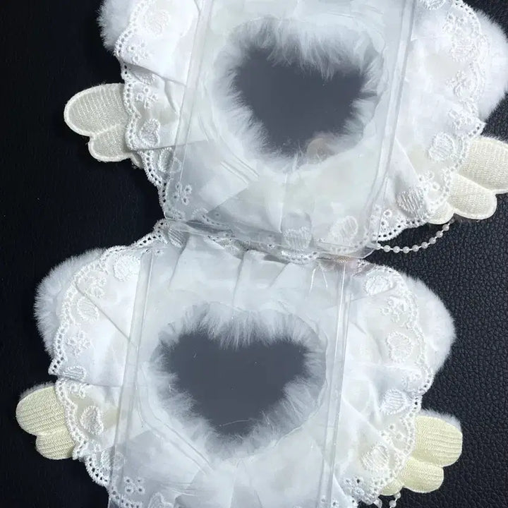 [BUNJANG] Layla Lace Top Loader Holder Blue Pink / 포카 레이스 탑꾸 탑로더 블루 핑크