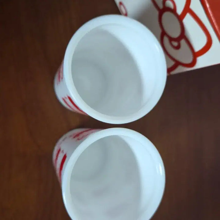 [BUNJANG] 2011 Hello Kitty x Hokahokatei Milk Glass Cup / 2011년 헬로 키티x호카호카테이 밀크글라스 컵
