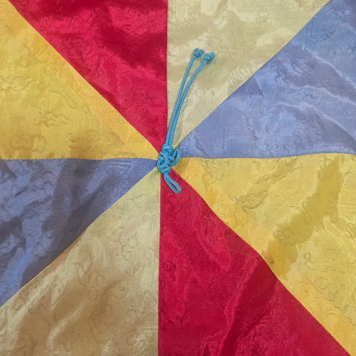 [BUNJANG] Antique Korean 8-Point Silk Brocade Bojagi Tablecloth with &