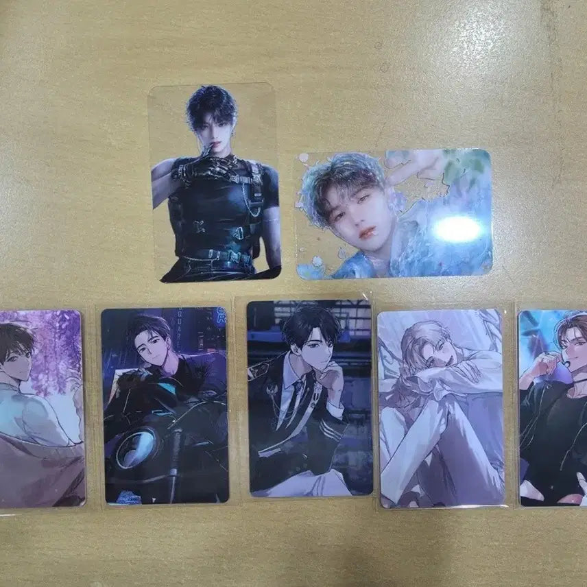 [BUNJANG] Mang-ah Sal Actor Photocard Set (2 Clear, 5 Standard) / 망아살 투명 포토카드2종+일반 포토카드5종