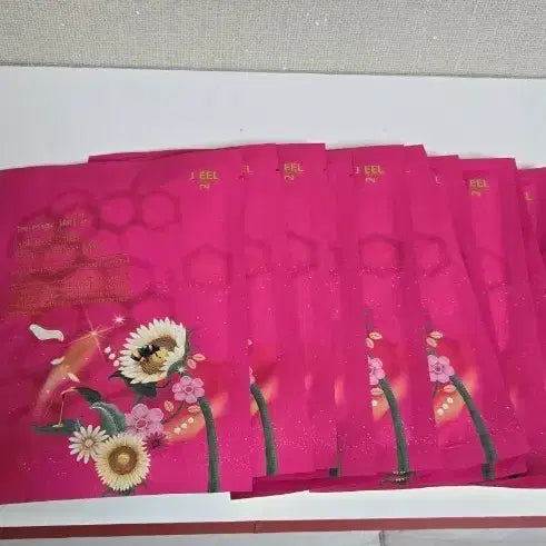 [BUNJANG] Jell Mask Pack Pink 10 Pack / 제이이엘 마스크팩 핑크색 10팩