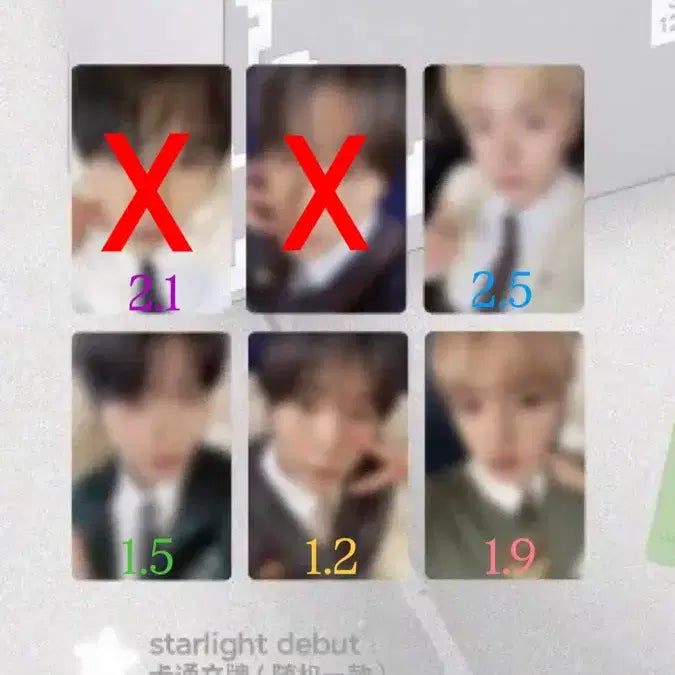 [BUNJANG] NCT WISH Shanghai Gift Box Photocard Split Set / 엔시티 위시 상하이 기프트 박스 포카 분철