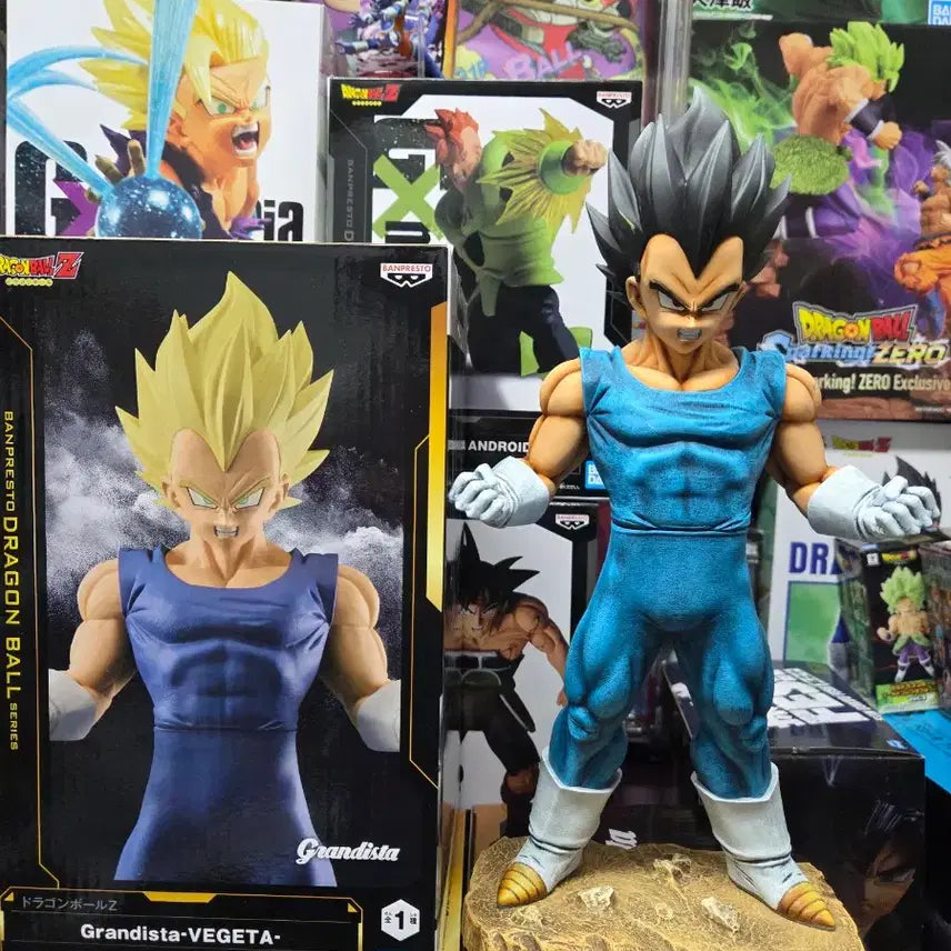 [BUNJANG] Dragon Ball Grandista Majin Vegeta (Zenkai) Original + Repainted Figure Set / [새상품 원본+리페인트작 세트] 그란디스타 마인베지터(징조) 드래곤볼