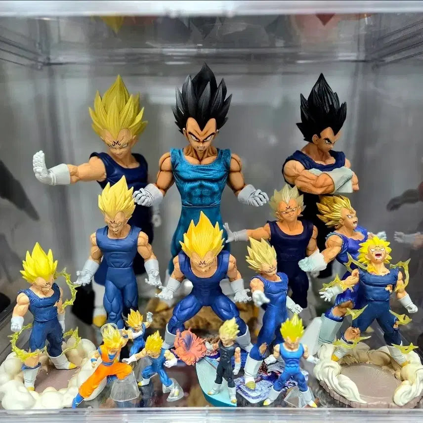 [BUNJANG] Dragon Ball Grandista Majin Vegeta (Zenkai) Original + Repainted Figure Set / [새상품 원본+리페인트작 세트] 그란디스타 마인베지터(징조) 드래곤볼