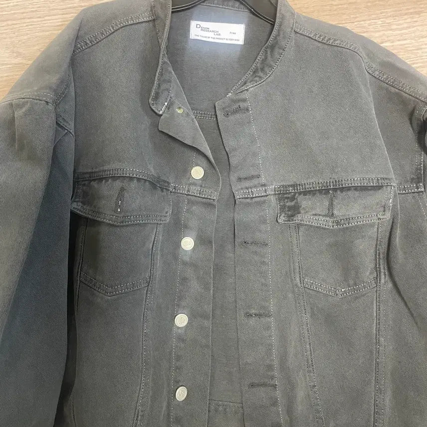 [BUNJANG] UrbanTino Organic Pigment Black Denim Short Jacket / 어반티노/ 오가닉 피그먼트 흑청 숏자켓