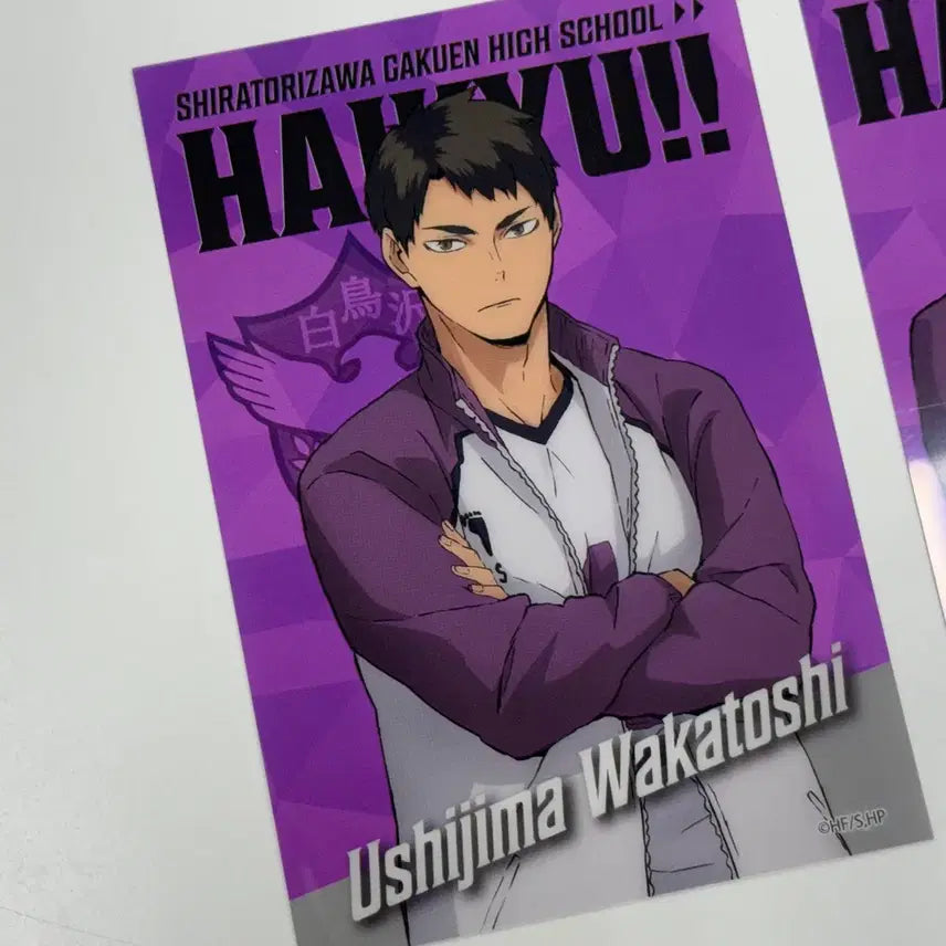 [BUNJANG] Haikyuu!! Daizo Clear Card Shiratorizawa Set - Ushijima Wakatoshi, Tendo Satori / 하이큐 다이소 클리어카드 시라토리자와 세트 우시지마 와카토시 텐도 사토리