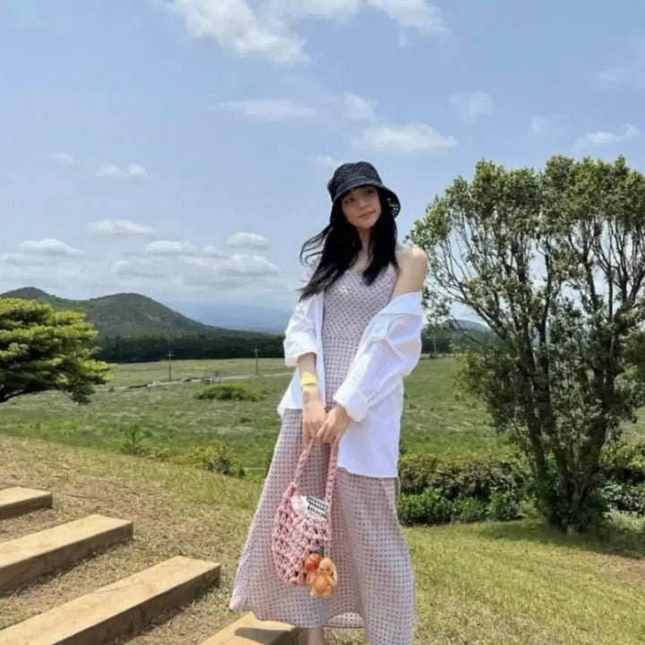 [BUNJANG] BLACKPINK Jisoo x MISU A BARBE Crochet Bag / 블랙핑크 블핑 지수 가방 미수아바흐브 뜨개가방