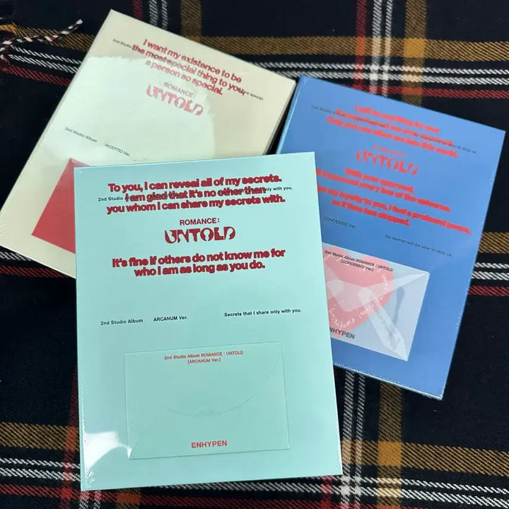 [BUNJANG] Enhypen Untold 3-Set Album (Sealed) / 현물) 미개봉 엔하이픈 앨범 언톨드 UNTOLD 3종 세트