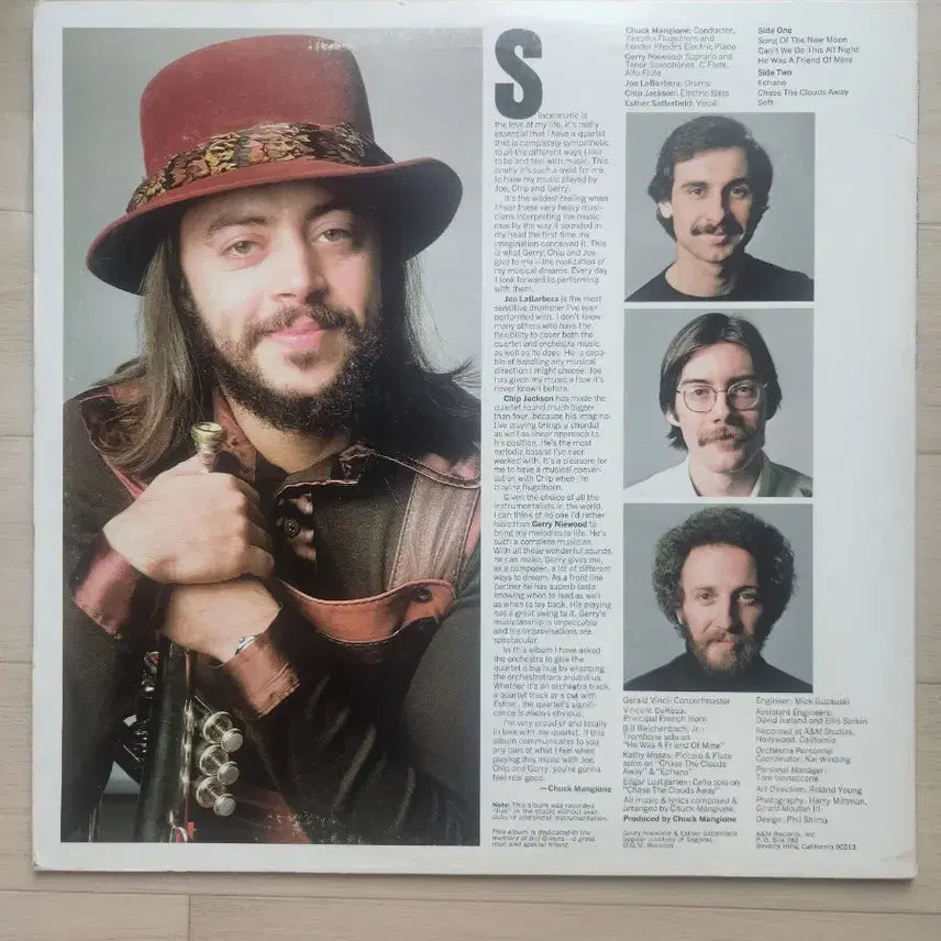 [BUNJANG] Chuck Mangione Chase The Clouds Away US First Press LP / Chuck Mangione-Chase The Clouds (US초판)