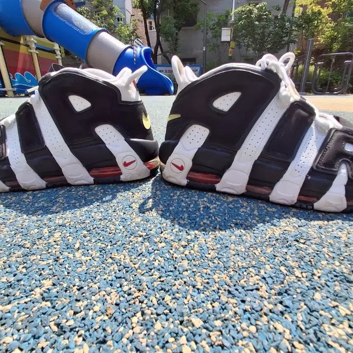[BUNJANG] Nike Air More Uptempo "Pippen" Sneakers / 나이키 정품 업템포 260 피펜