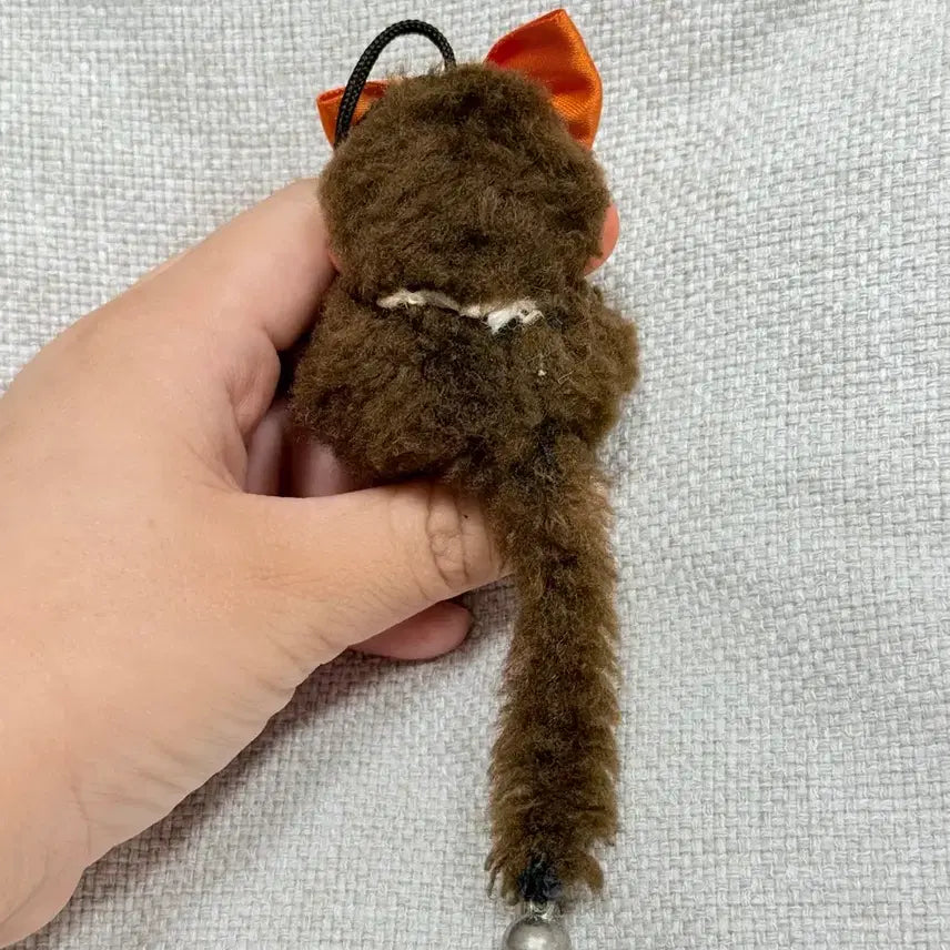 [BUNJANG] Vintage Monchhichi Doll Orange Ribbon / 빈티지 몬치치 설명읽어주세요!
