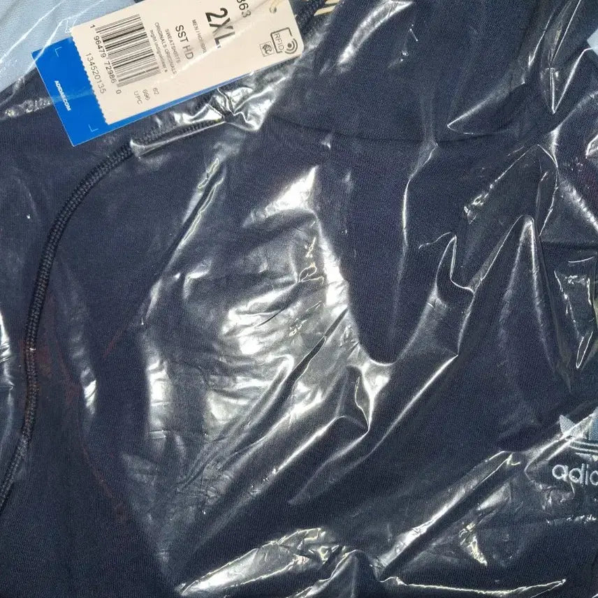 [BUNJANG] Adidas Navy Hoodie XL New / 아디다스 네이비 후드 2xl 새제품