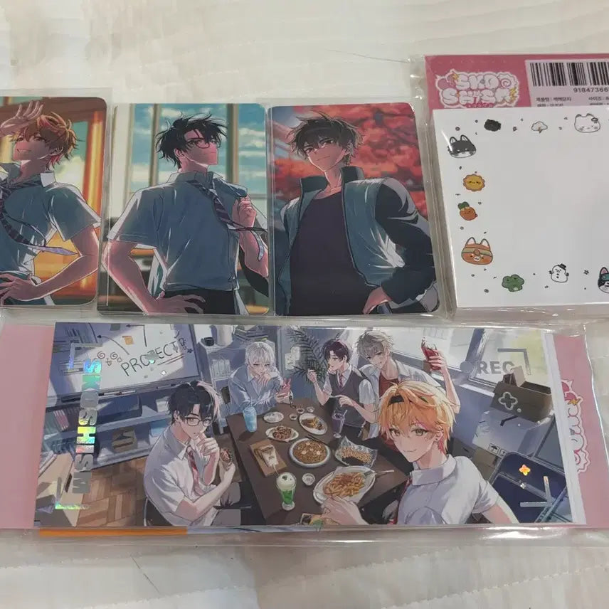 [BUNJANG] SCOCHISM 2nd Anniversary Mirai Line Summer Pop-up Nino, Robo, Koyo Photocard Bundle Set / 스코시즘 여름 팝업 니노, 로보, 코요 포토카드 판매