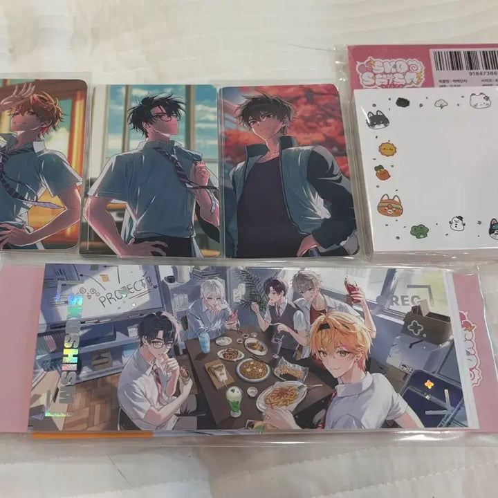 [BUNJANG] SCOCHISM 2nd Anniversary Mirai Line Summer Pop-up Nino, Robo, Koyo Photocard Bundle Set / 스코시즘 여름 팝업 니노, 로보, 코요 포토카드 판매