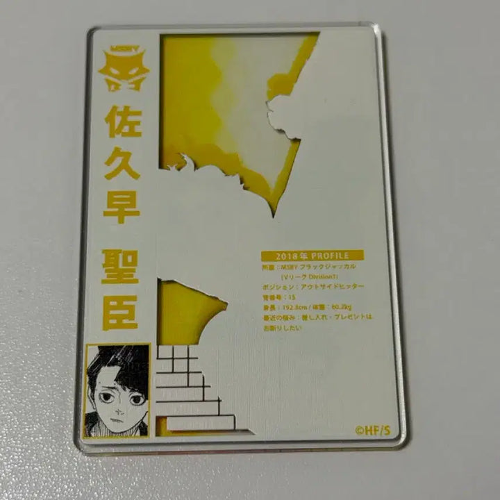 [BUNJANG] Haikyuu!! Kiyoomi Sakusa Status Acrylic Stand / 하이큐 사쿠사 키요오미 스테이터스 아크릴