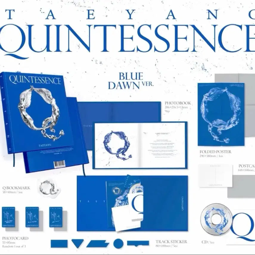 [BUNJANG] TAEYANG Quintessence Album (Blue/Pink) / 새상품) 태양 Quintessence 퀸터센스 앨범 (블루/핑크)