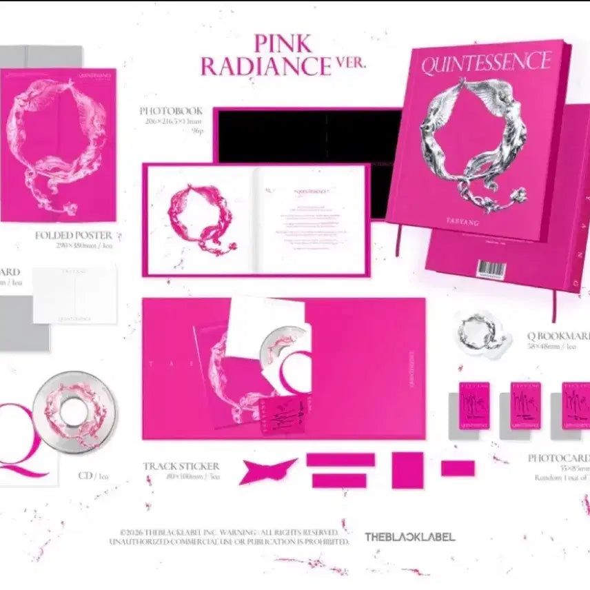 [BUNJANG] TAEYANG Quintessence Album (Blue/Pink) / 새상품) 태양 Quintessence 퀸터센스 앨범 (블루/핑크)