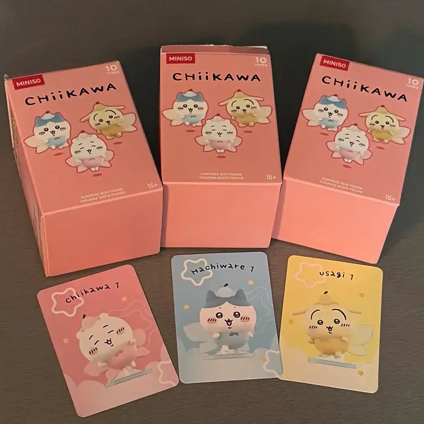 [SOLD OUT] 미니소 치이카와 파트너 랜덤 피규어 3종 일괄