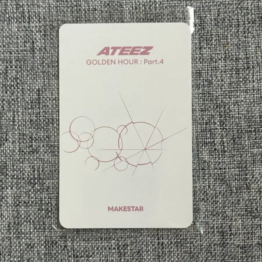 [BUNJANG] ATEEZ GOLDENHOUR PART.4 Makestar Seonghwa Photocard / 에이티즈 GOLDENHOUR PART.4 메이크스타 성화