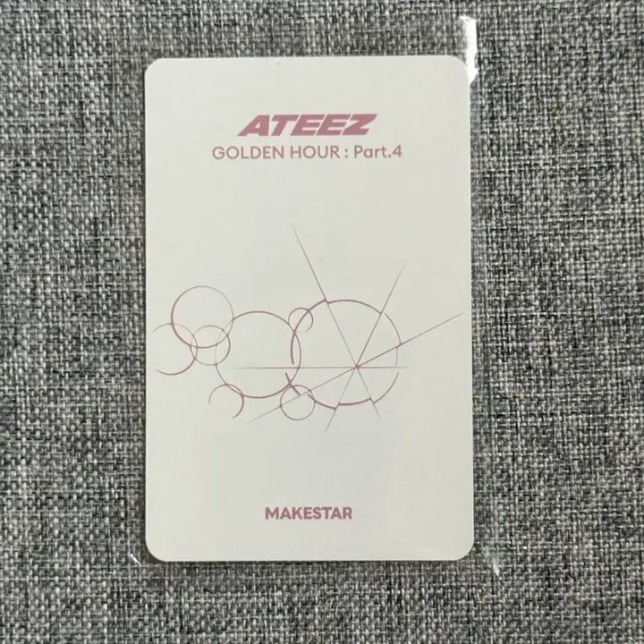 [BUNJANG] ATEEZ GOLDENHOUR PART.4 Makestar Seonghwa Photocard / 에이티즈 GOLDENHOUR PART.4 메이크스타 성화
