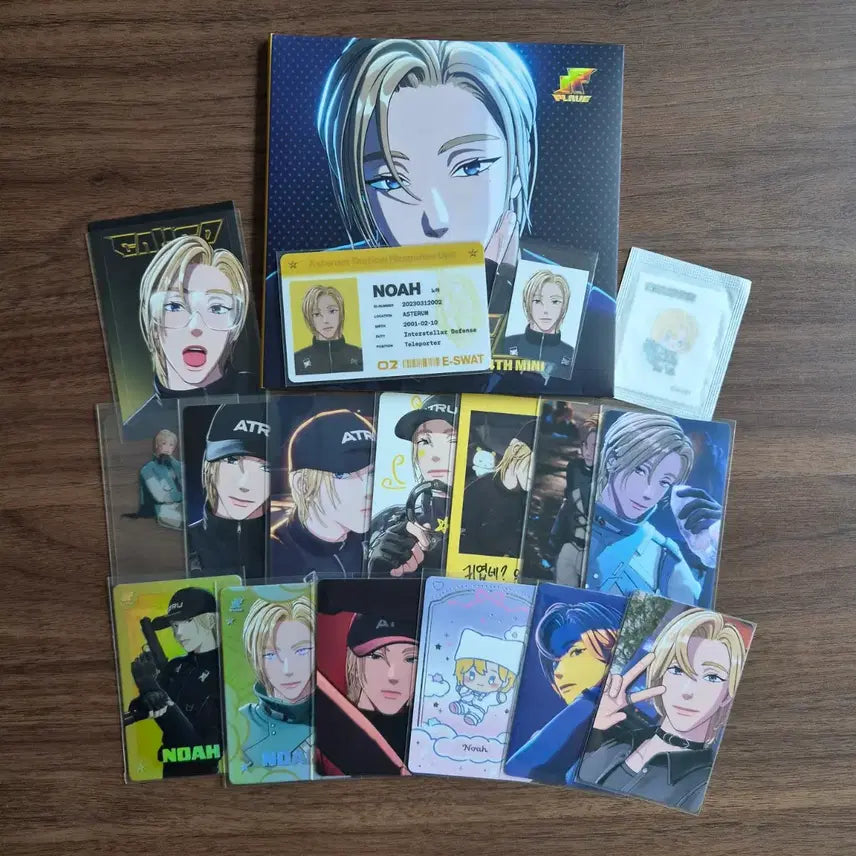 [BUNJANG] PLAVE Kaligo Part 2 Unsealed ID Pass &amp; Photocard Set - Noah / 플레이브 칼리고파트2 개봉 ID패스 및 포카 세트 - 노아