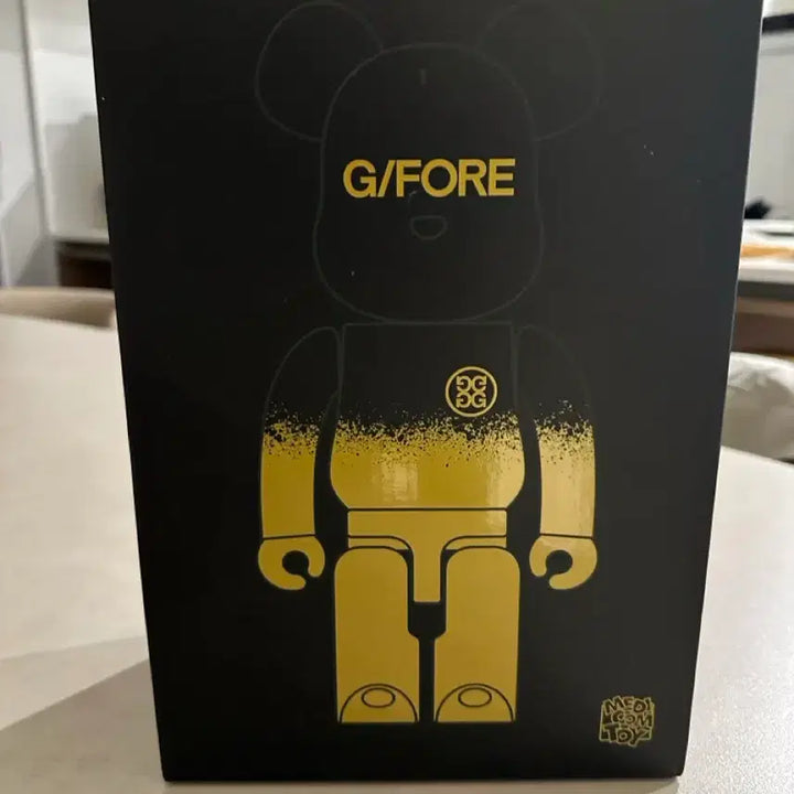 [BUNJANG] G/FORE x BE@RBRICK Black Gold 100% &amp; 400% Set / 지포어 베어브릭 블랙골드 100% 400% 정품 새상품