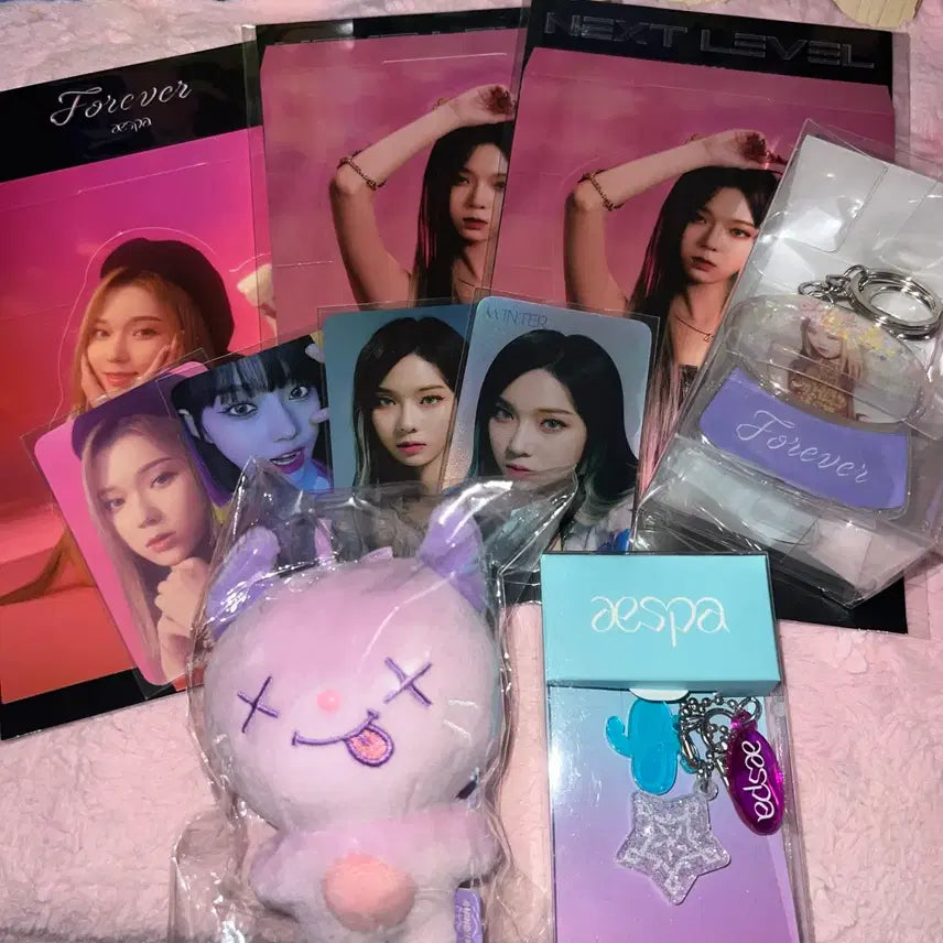 [BUNJANG] Aespa Winter Forever MD Bundle Set (Unsealed) / 에스파 일괄 뤠 미개봉+ 윈터 넥레 포에버 엠디+무모샵