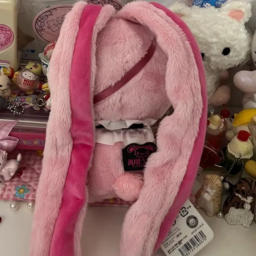 [BUNJANG] General Rabbit Blindfold Eyepatch Gyaru Jireikei Sanrio Plush / 범용토끼 안대 아이패치 갸루 지뢰계 산엑스 산리오 인형