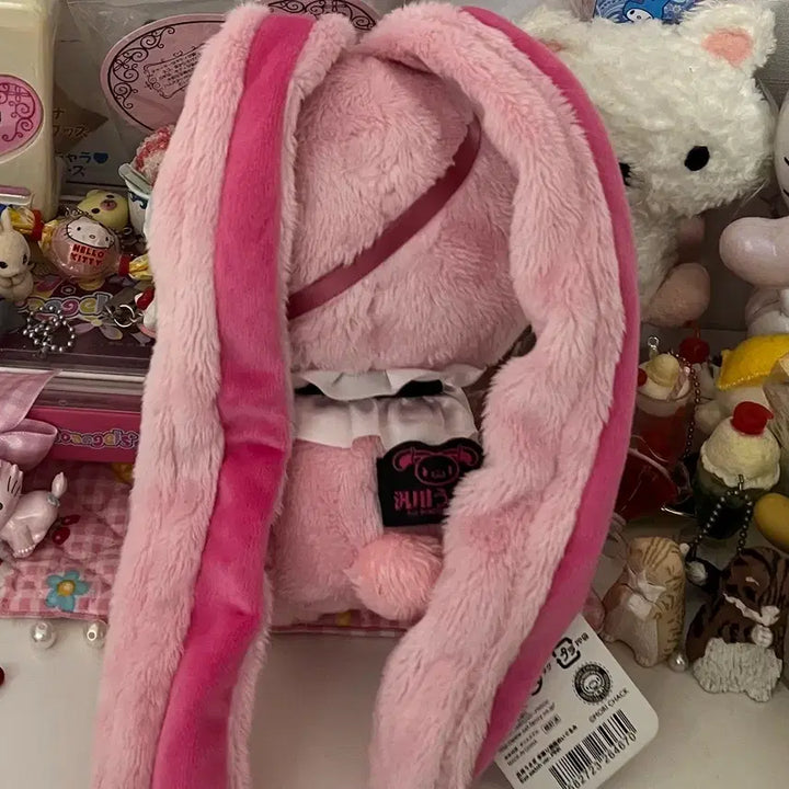 [BUNJANG] General Rabbit Blindfold Eyepatch Gyaru Jireikei Sanrio Plush / 범용토끼 안대 아이패치 갸루 지뢰계 산엑스 산리오 인형
