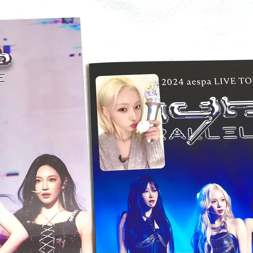 [BUNJANG] Aespa Giselle Karina Ningning Concert Photobook Photocard Postcard Poster Set / 에스파 콘서트 포토북 포토카드 엽서 포스터 세트 지젤 카리나 닝닝 포카