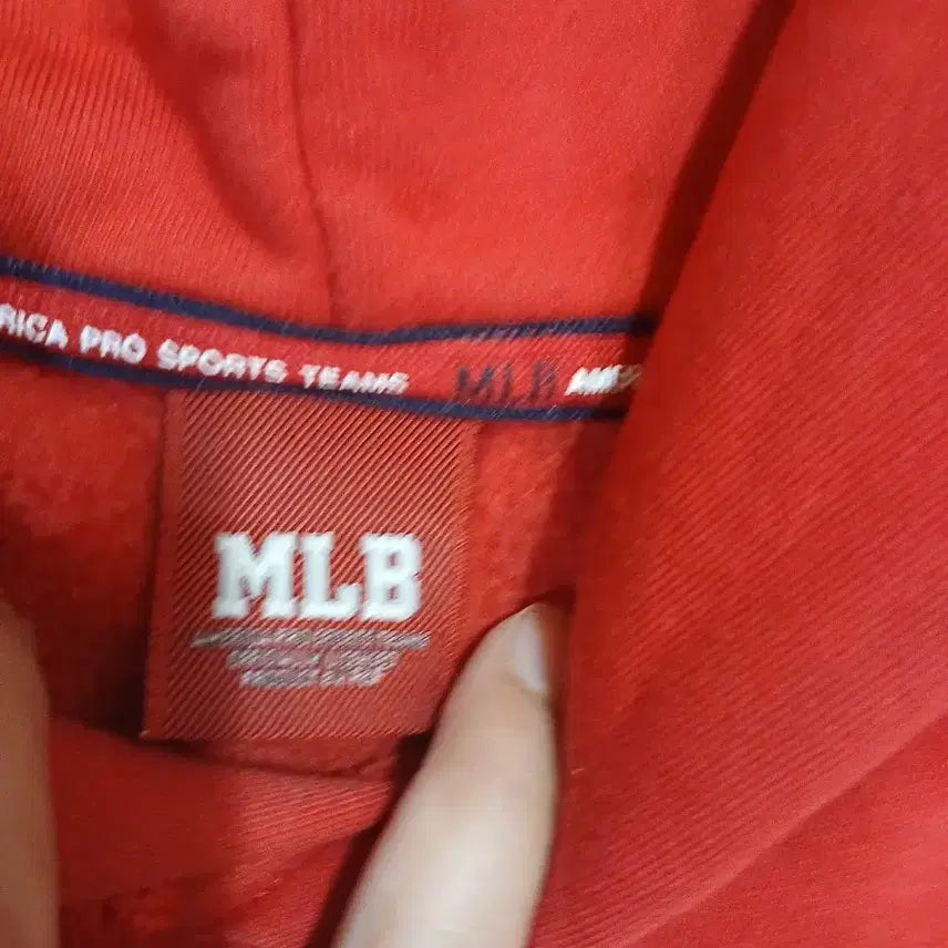 [BUNJANG] MLB Mets Red Hoodie / MLB Mets 메츠 레드 후드티.90