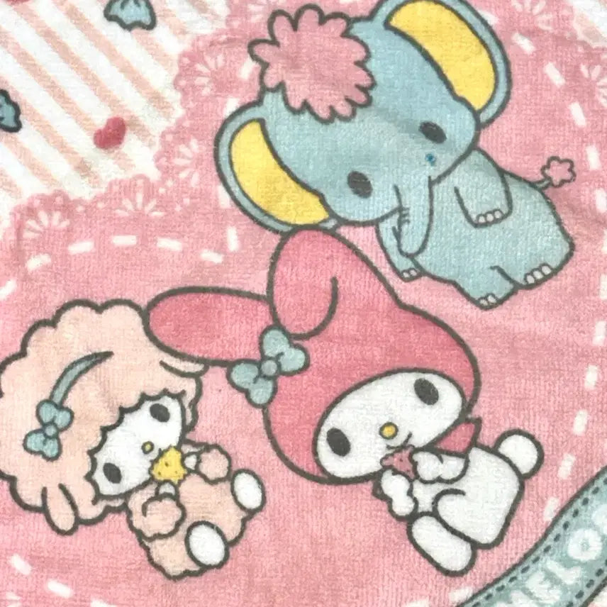 [BUNJANG] Sanrio My Melody Piano-chan Hand Towel (2008) / 고전 2008 마이멜로디 피아노짱 타월