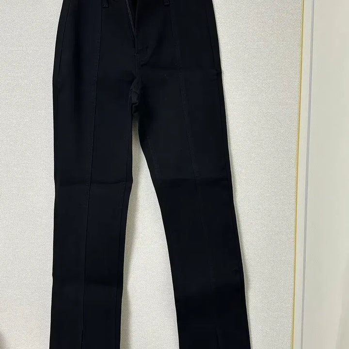 [BUNJANG] Black Side Slit Cotton Pants / 밑트임 바지 (새상품)