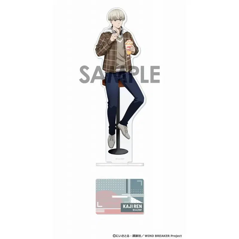 [BUNJANG] Wind Breaker Kaji Ren Weekend Ver. Acrylic Stand / 윈드 브레이커 윈브레 아크릴 스탠드 주말 Ver - 카지 렌