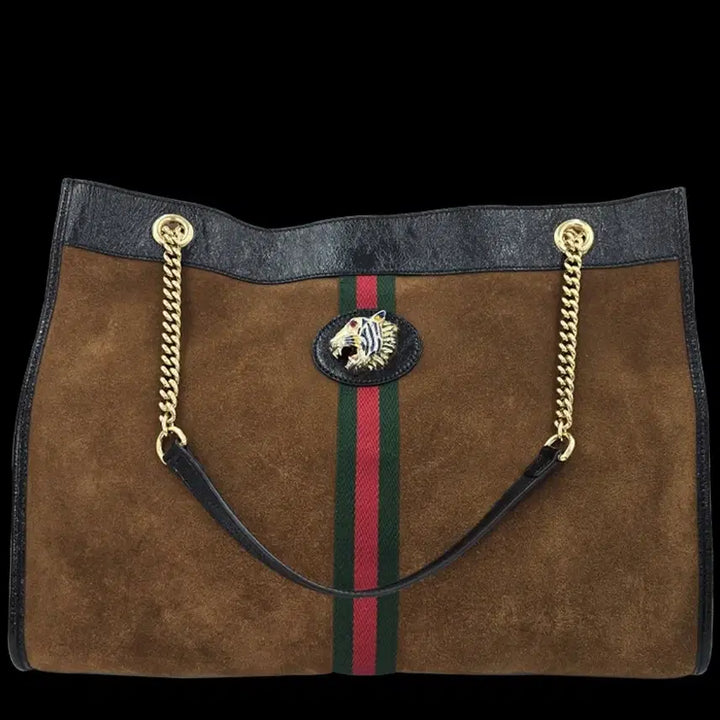 [BUNJANG] Gucci Rajah Suede Tote Bag Large / 구찌 라자 스웨이드  토트백 라지 팝니다