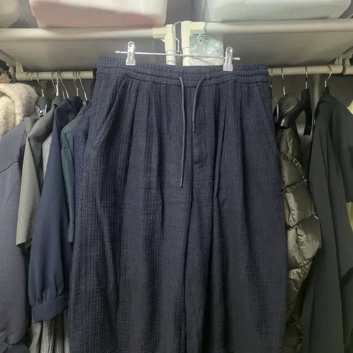 [BUNJANG] Juun.J Stripe Bermuda Shorts 48 / 준지 스트라이프 버뮤다 48