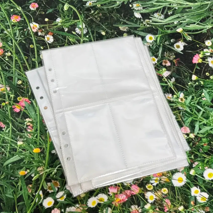 [BUNJANG] Bundle Set 60 Pages A5 6-Hole Binder Double-Sided 4-Pocket Photocard Sleeves / (일괄) 6세트 유댕닷컴 A5 6공 바인더 양면 속지 4포켓 포카 속지