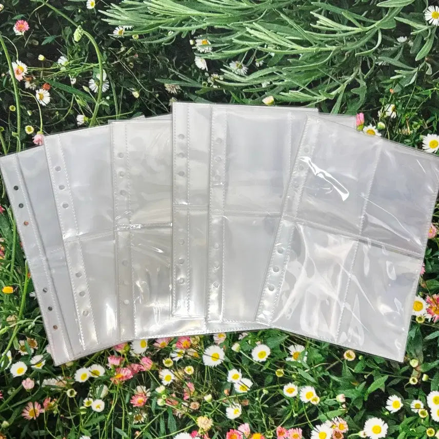 [BUNJANG] Bundle Set 60 Pages A5 6-Hole Binder Double-Sided 4-Pocket Photocard Sleeves / (일괄) 6세트 유댕닷컴 A5 6공 바인더 양면 속지 4포켓 포카 속지