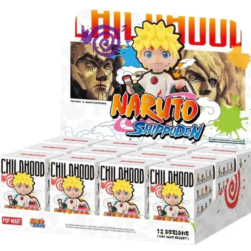 [BUNJANG] Pop Mart Naruto Shippuden Childhood Edition Sealed Blind Box Set (12 Pieces) / 팝마트 나루토 질풍전 어린시절 미개봉 12개입 정가판매