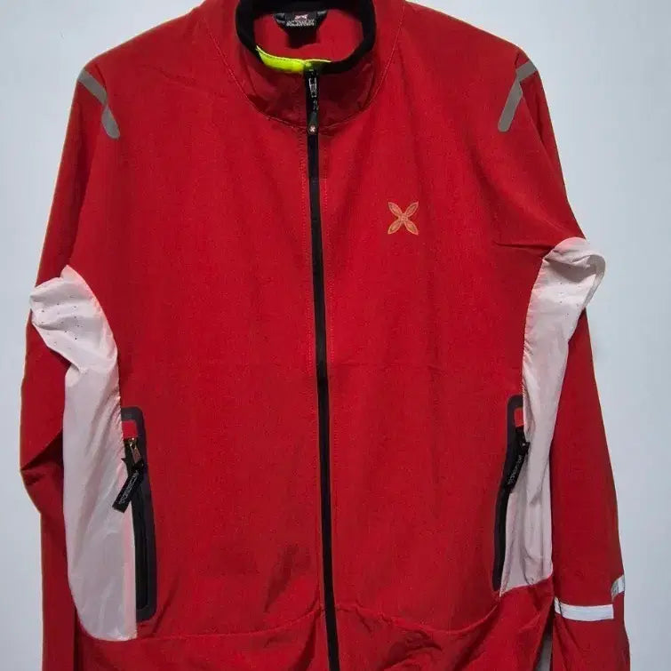 [BUNJANG] Moncler Red Windbreaker Jacket M Unisex / 몬츄라 정품 빨간색 바람막이 자켓 M 공용