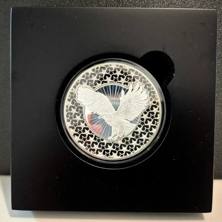 [BUNJANG] American Eagle 2oz Silver Coin (Limited Edition, Filigree &amp; Hologram) / 한정판) 아메리칸이글 필리그리 홀로그램 2온스 은화