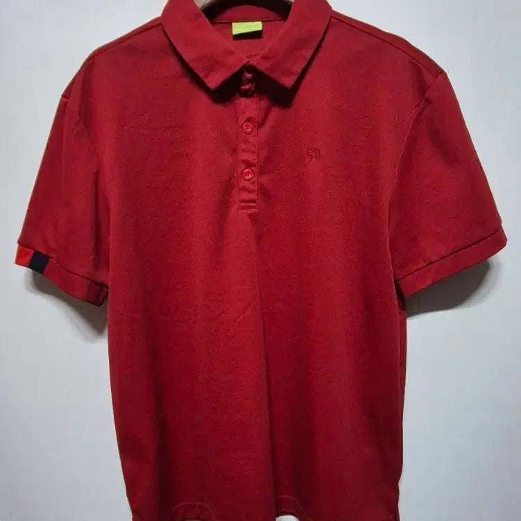 [BUNJANG] Palm Springs Red Golf Polo Shirt Size 100 / PALM SPRINGS 팜스프링스 레드 카라티 100