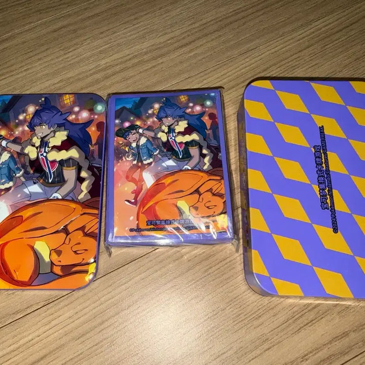 [BUNJANG] Chinese Pokémon Trainer Signed Card Sleeve Tin Case / 중국 포켓몬 트레이너 틴케이스 사인 카드 슬리브 단델