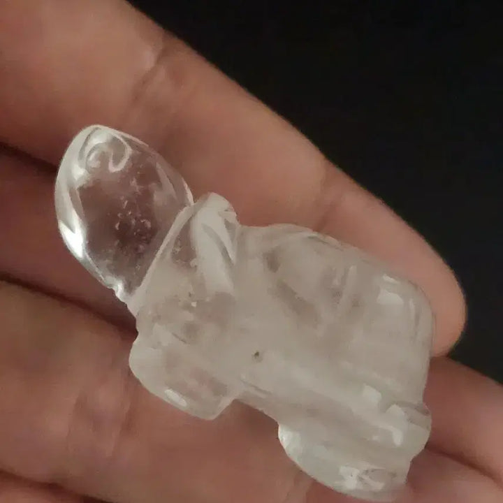 [BUNJANG] Carved Crystal Fortune Turtle Chinese Ceramic / 수정 조각  복 거북이        중국도자기
