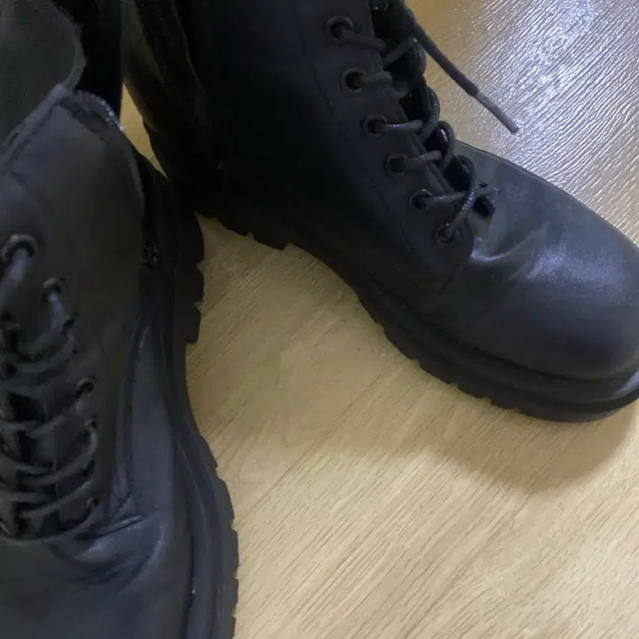 [BUNJANG] Black Walker Boots / 블랙 워커 부츠
