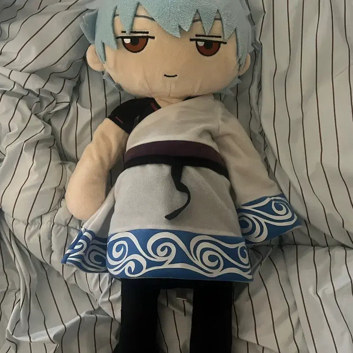 [BUNJANG] Gintama Gintoki Kuttari Plush + Elizabeth Outfit / 은혼 긴토키 쿳타리 + 엘리자베스 옷