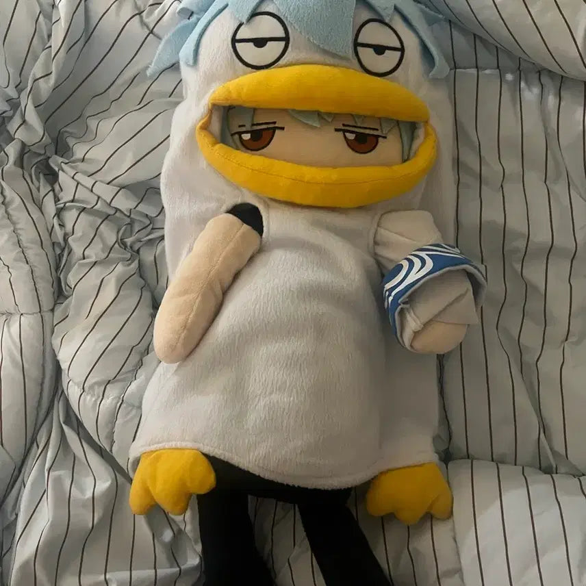 [BUNJANG] Gintama Gintoki Kuttari Plush + Elizabeth Outfit / 은혼 긴토키 쿳타리 + 엘리자베스 옷