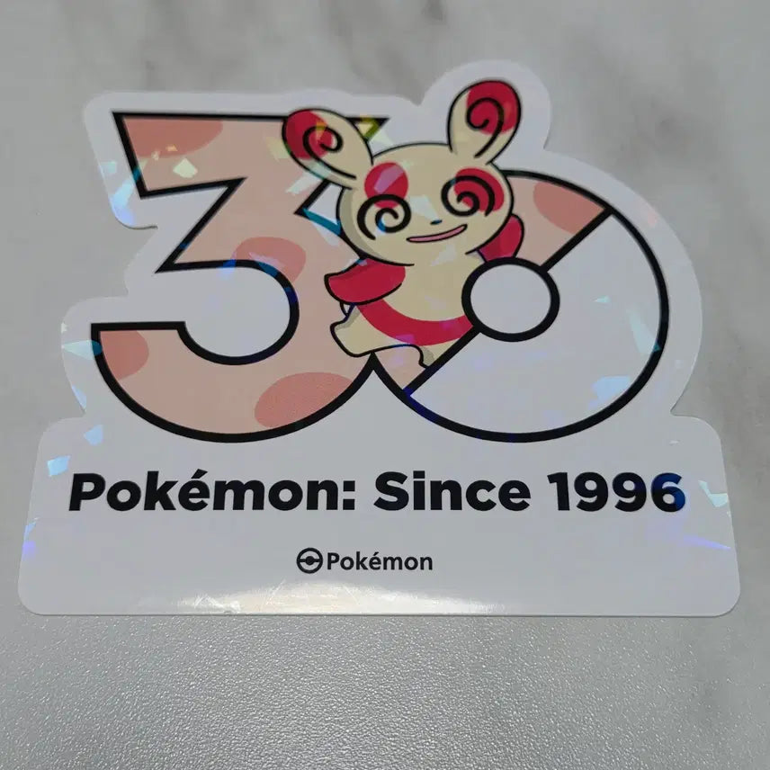 [BUNJANG] Pokemon 30th Anniversary Logo Sticker / 포켓몬 30주년 로고 스티커 얼루기 판매합니다.
