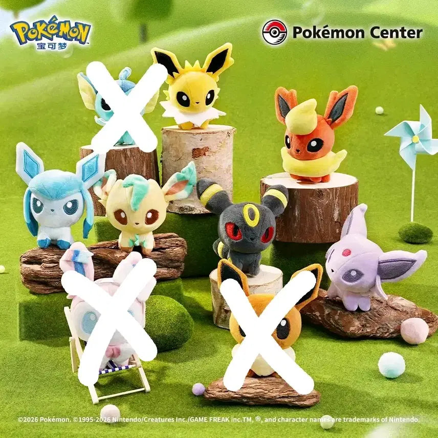 [BUNJANG] Pokemon Evolution Line Character Keychains (Jolteon, Vaporeon, Espeon, Umbreon, Sylveon, Leafeon, Glaceon) / 포켓몬스터 쥬피썬더 부스터 에브이 리피아 님피아 블래키 이브이 돌즈 키링