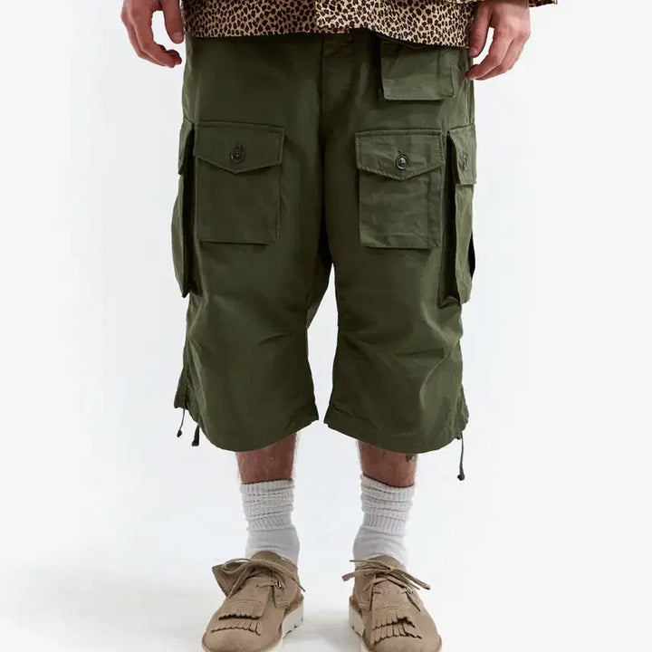 [SOLD OUT] [M] 엔지니어드 가먼츠 카고 쇼츠 카키